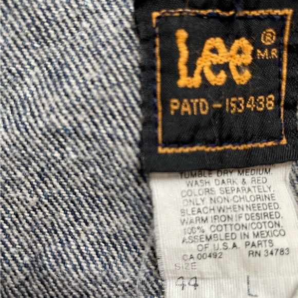 Lee acid washed jean jacket sz.44L perfect condition! - Picture 4 of 4